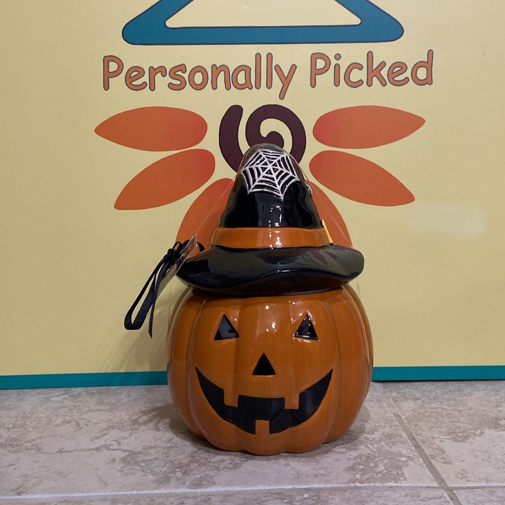 Potter’s Studio JACK O’LANTERN Canister